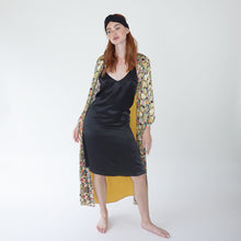 Load image into Gallery viewer, Black Silk Slip Dress